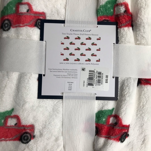 Charter club cozy 50’x70’ plush throw - Picture 4 of 7